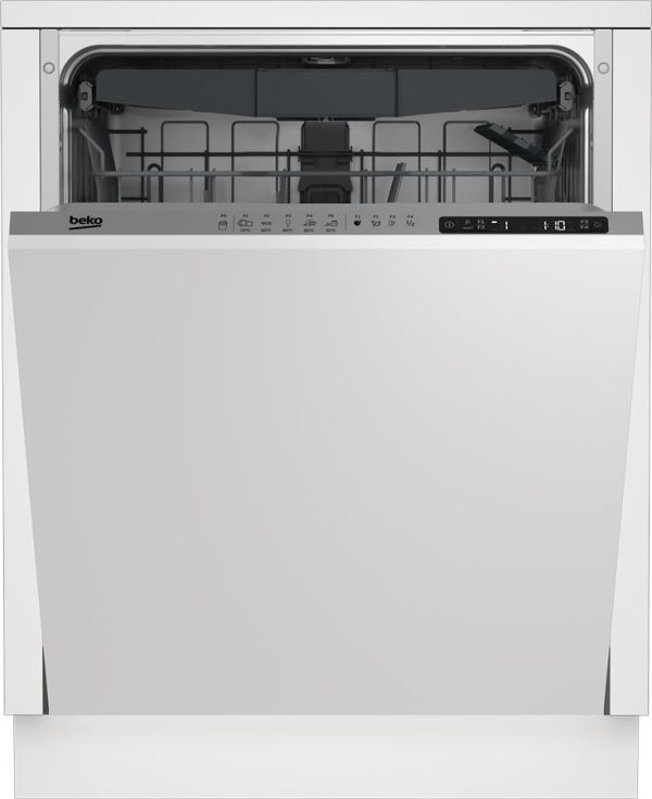 Посудомийна машина Beko вбудована, 15компл., D, 60см, 3й кошик, білий