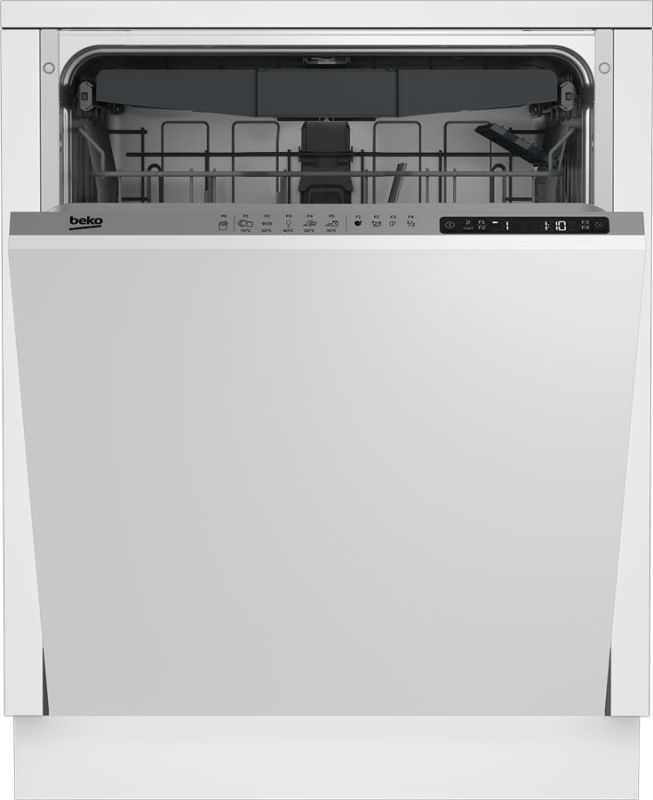 Посудомийна машина Beko вбудована, 15компл., D, 60см, 3й кошик, білий