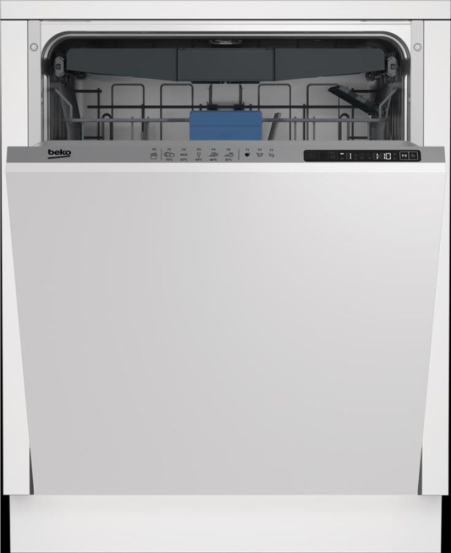 Посудомийна машина Beko вбудована, 14компл., D, 60см, 3й кошик, білий