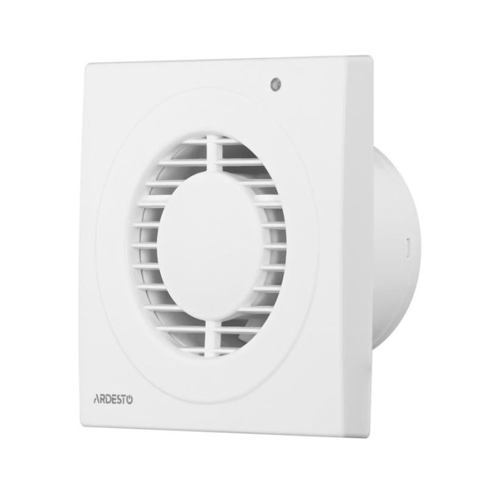 Витяжний вентилятор ARDESTO BFO-100W 15 Вт, 80 м3/г, 2400 об./хв., 33 дБ, білий
