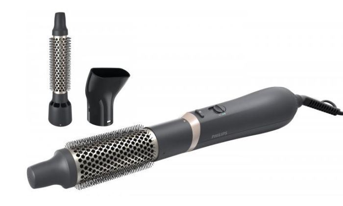 Фен-щітка Philips 3000 Series, 800Вт, 3 режими, хол. обдув, кераміка, сірий