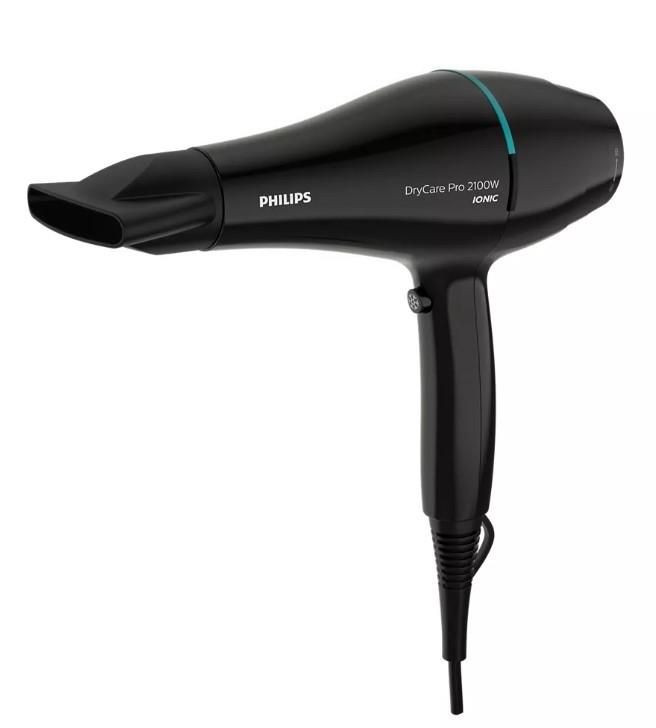 Фен Philips, 2100Вт, 4 режими, іоніз-я, хол. обдув, чорний
