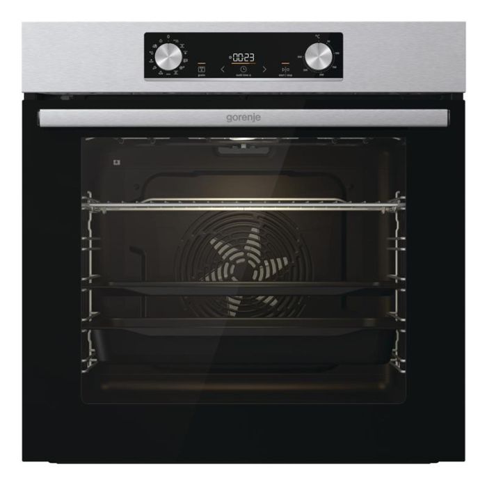 Духова шафа Gorenje електрична, 77л, A+, пара, дисплей, піроліз, нерж