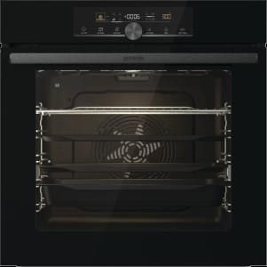 Шафа Gorenje духова електрична, 77л, дисплей, піроліз, A+, чорний