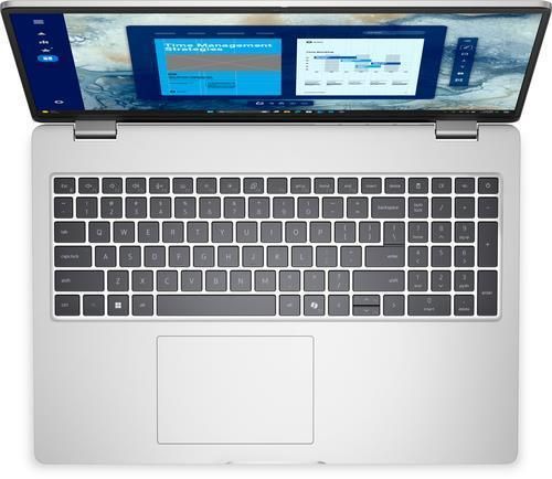 Ноутбук Dell Pro 16 16" FHD+ IPS AG, Intel U7-255U, 32GB, F1TB, UMA, Lin, сріблястий, US клавіатура