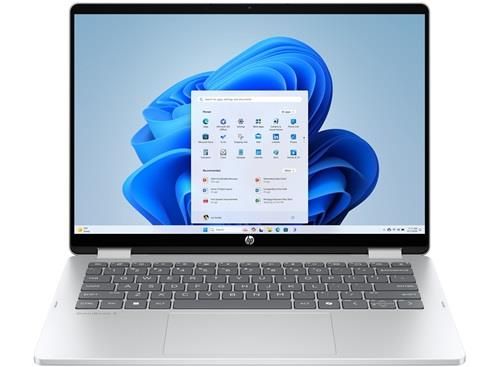 Ноутбук HP OmniBook 5 Flip x360 14" WUXGA IPS Touch, Intel 3-100U, 8GB, F512GB, UMA, DOS, сріблястий