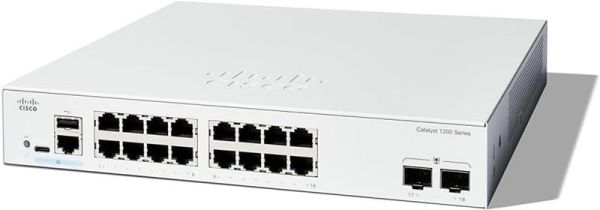 Комутатор Cisco Catalyst 1200 16xGE, 2x1G SFP
