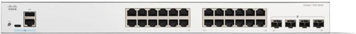 Комутатор Cisco Catalyst 1200 24xGE, PoE, 4x10G SFP+