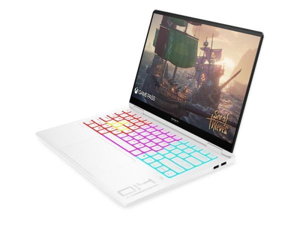 Ноутбук HP OMEN Transcend 14-fb1003ua 14" 3K OLED, Intel U9-285H, 64GB, F2TB, NVD5070-8, DOS, білий