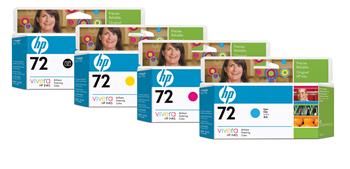 Картридж струменевий HP 72 DJ T610/T1100/T790 yellow, 130 ml