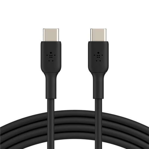 Кабель Belkin USB-C > USB-C заряджання/синхронізації 60Вт PD, 1м, PVC, чорний