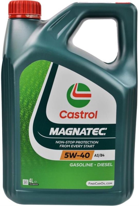 Олива моторна Castrol Magnatec 5W-40 4л (MG 5W40 A3/B4 4L) (15C9D1)