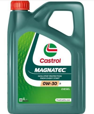 Олива моторна Castrol Magnatec Stop-Start 0W-30 4л (MG SS 0W30 D/4) (15F67B)