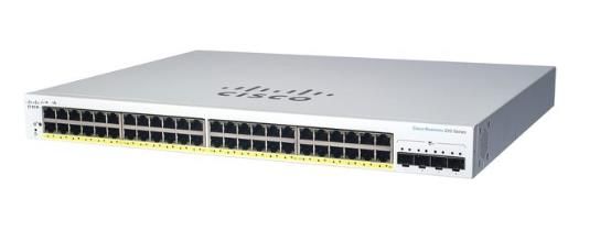 Комутатор Cisco CBS220 48хGE, 4x1G SFP, Smart