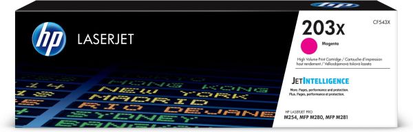 Картридж HP 203X CLJ M254/M280/M281 Magenta (2500 стор)