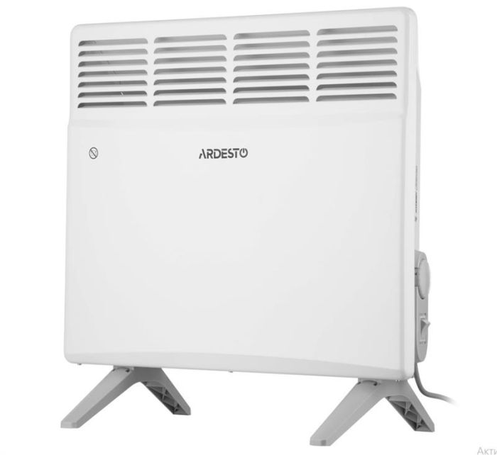 Конвектор ARDESTO CH-1000MOW 10м2, 1000Вт, мех. упр-ння, відкритий нагрів. елемент, білий