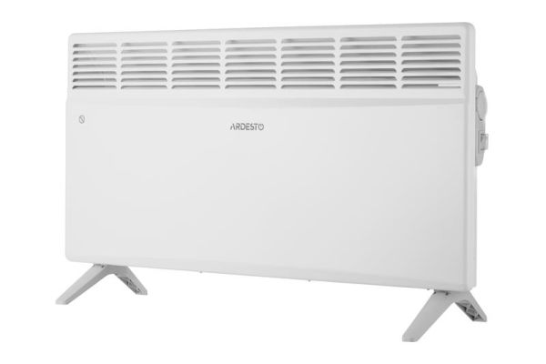 Конвектор ARDESTO CH-2500MCW, 2500 Вт, 25 м2, закритий нагрів. елемент, IP24, мех. керування, білий