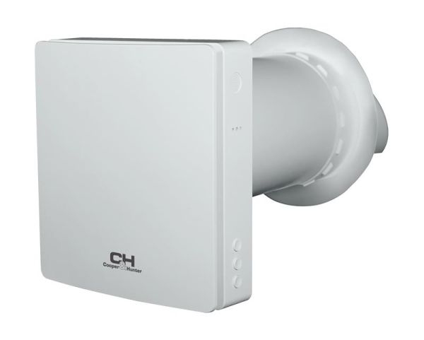 Рекуператор Cooper&Hunter Easy Vent 60м3/г Wi-Fi датчик СО2 Wi-Fi білий