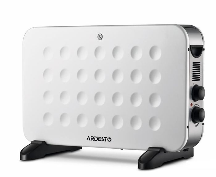 Конвектор ARDESTO CH-2000MOW 20м2, 2000Вт, мех. упр-ння, відкритий нагрів. елемент, білий
