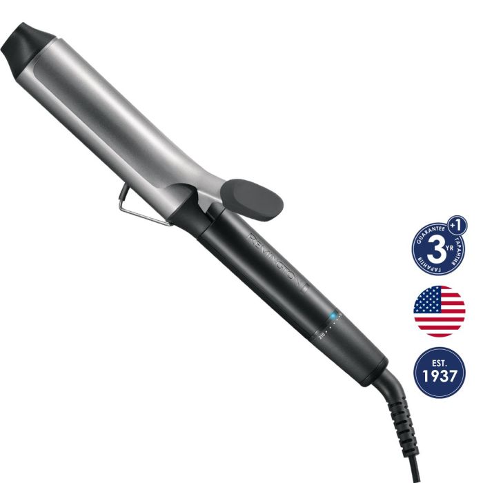Плойка Remington Pro Big Curl, 56Вт, темп.режимів-8, D-38mm, 140-210С, кераміка, чорний