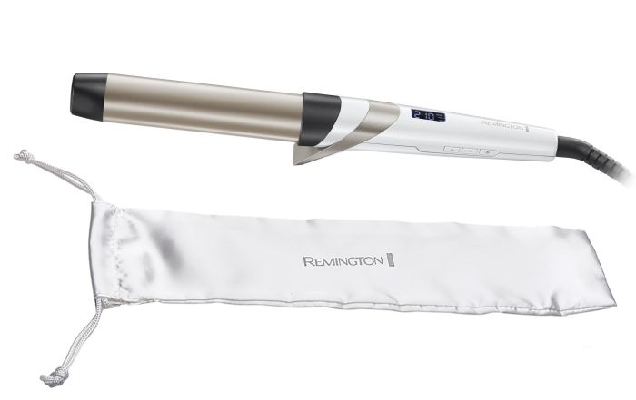 Плойка Remington HYDRAluxe, 61Вт, темп.режимів-5, D -32mm, 140-210С, дисплей, кераміка, білий