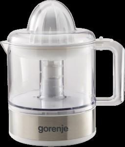 Соковитискач Gorenje цитрус-прес 30Вт, чаша-0.8л, пластик/метал, білий