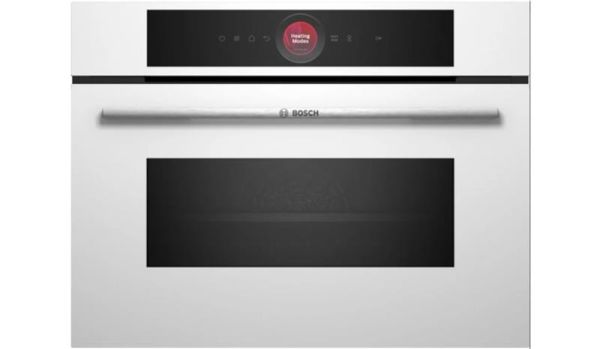 Духова шафа Bosch електрична компактна, 45л, A, дисплей, конвекція, ф-ція мікрохвиль, білий