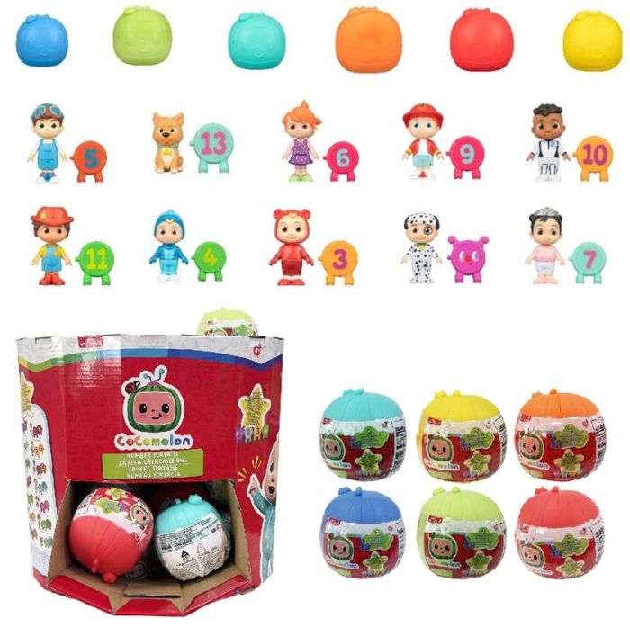Ігрова фігурка-сюрприз CoComelon 1 Figure Pack фігурка з цифрою в ас.
