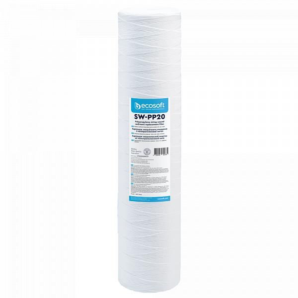 Картридж з поліпропіленової нитки Ecosoft 4.5х20", 20мкм
