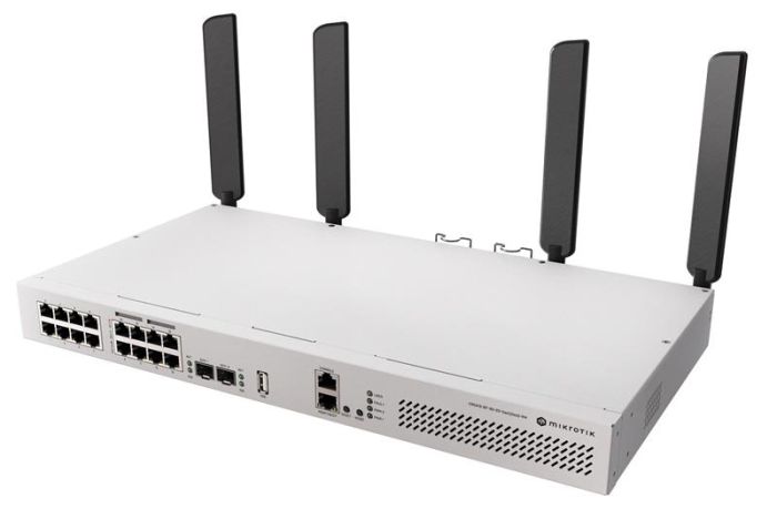 Комутатор MikroTik Cloud Router Switch CRS418-8P-8G-2S+5axQ2axQ-RM