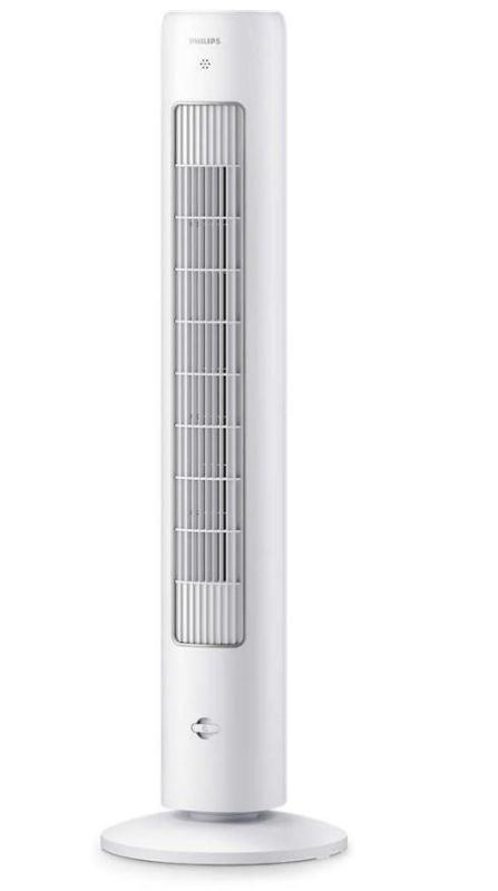 Вентилятор Philips колонний, 110см, 40Вт, пульт ДК, дисплей, білий