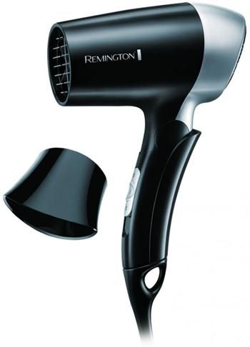 Фен Remington дорожній On The Go, 1400Вт, 2 режими, складна ручка, чорний