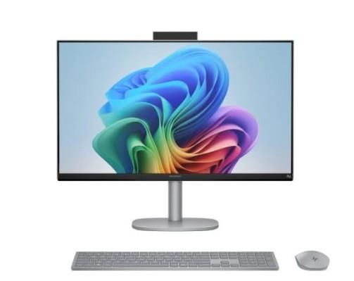 Комп'ютер персональний моноблок HP OmniStudio X 27" UHD IPS, Intel U7-256V, 16GB, F1TB, UMA, WiFi, кл+м, Win11, сріблястий