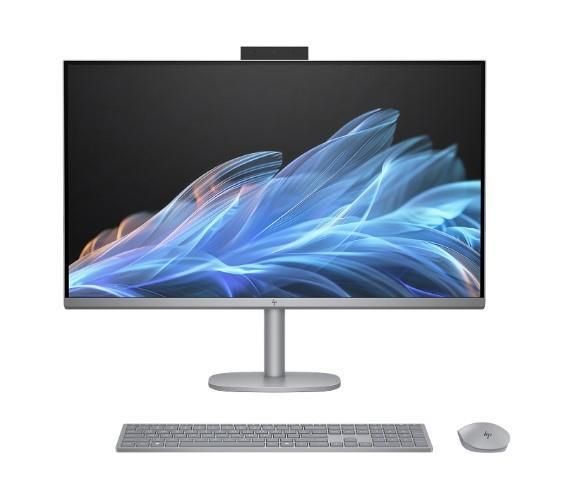 Комп`ютер персональний моноблок HP OmniStudio X 27" UHD IPS, Intel U7-258V, 32GB, F1TB, UMA, WiFi, кл+м, Win11, сріблястий