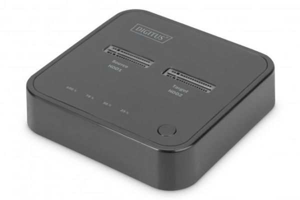 Док-станція DIGITUS Dual M.2 NVMe SSD USB Type-C 3.2 Black