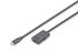 Подовжувач DIGITUS USB 3.2 Gen1 Active Cable 5G, C/M-C/F, 5м, чорний