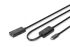 Подовжувач DIGITUS USB 3.2 Gen1 Active Cable 5G, C/M-C/F, 10м, чорний