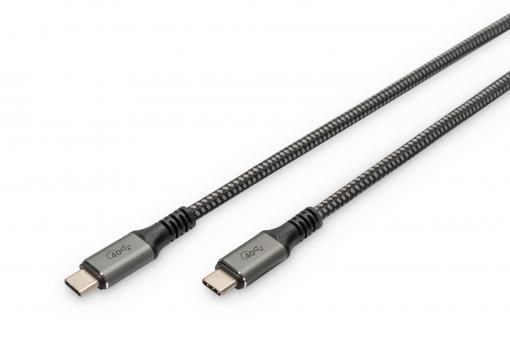 Кабель DIGITUS USB 4.0 (Type-C/Type-C) 3м, чорний