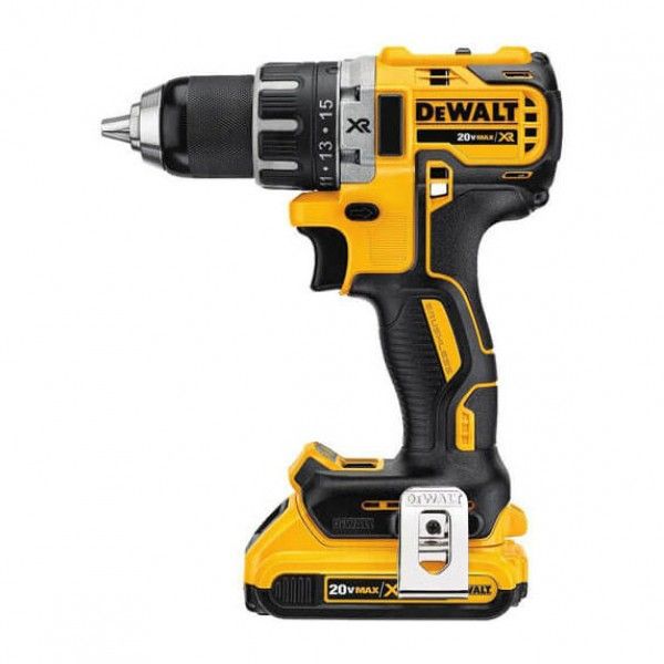 Шурупокрут-дриль акумуляторний DeWALT XR Li-Ion 18В акб 2х2А·год 70Нм 550-2000об/хв кейс, ЗП 1.5кг