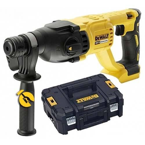Перфоратор акумуляторний DeWalt SDS PLUS 18В 2.6Дж 0-5500уд/хв 0-1150об/хв 3 режими кейс 2.77кг без АКБ та ЗП