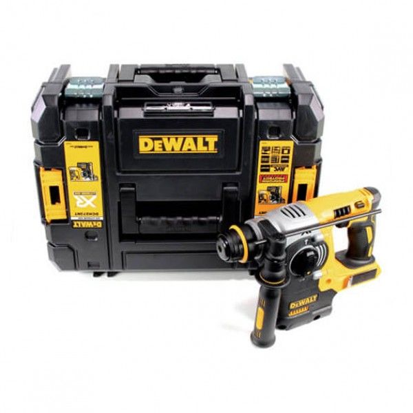 Перфоратор акумуляторний DeWalt SDS PLUS 18В 2.1Дж 0-1100об/хв 0-4600уд/хв 3 режими, кейс 2.5кг без АКБ і ЗП