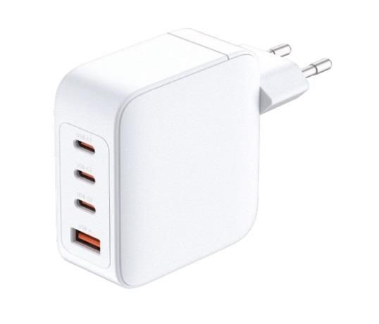 Зарядний пристрій мережевий D-Link DCP-101 100Вт GaN 3хUSB-С, 1xUSB-A, білий