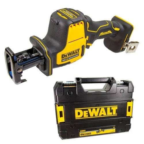 Пила шабельна акумуляторна DeWalt XR Li-lon 18В пропил 90мм 0-2800ход/хв 16мм кейс 1.43кг без АКБ та ЗП