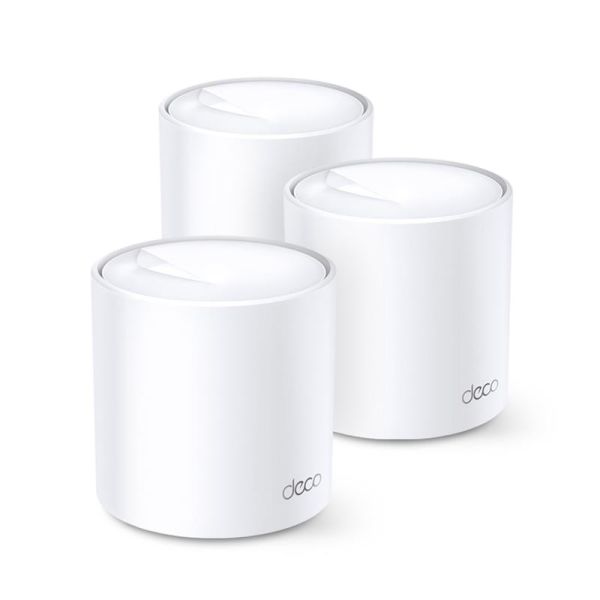Система WiFi-Mesh TP-LINK Deco X60 AX5400, 1xGE LAN, 1xGE WAN, 3 мод