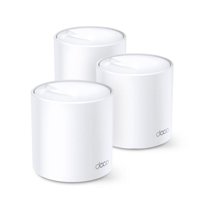 Система WiFi-Mesh TP-LINK Deco X60 AX5400, 1xGE LAN, 1xGE WAN, 3 мод