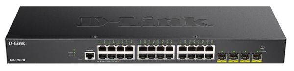 Комутатор D-Link DGS-1250-28X 24xGE, 4xSFP+, WebSmart