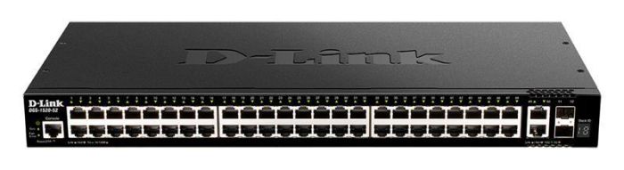 Комутатор D-Link DGS-1520-52 48xGE, 2x10GE, 2xSFP+, Керований, L2+