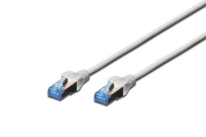 Патч-корд DIGITUS САТ 5e SF-UTP, 2м, AWG 26/7, Cu, PVC, сірий