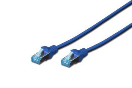 Патч-корд DIGITUS CAT 5e SF-UTP, 3м, AWG 26/7, Cu, PVC, синій