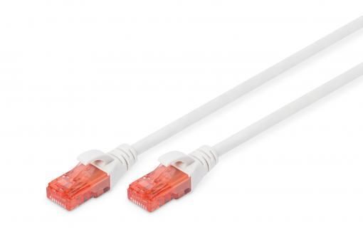 Патч-корд DIGITUS CAT 6 UTP, 3м, AWG 26/7, Cu, LSZH, білий